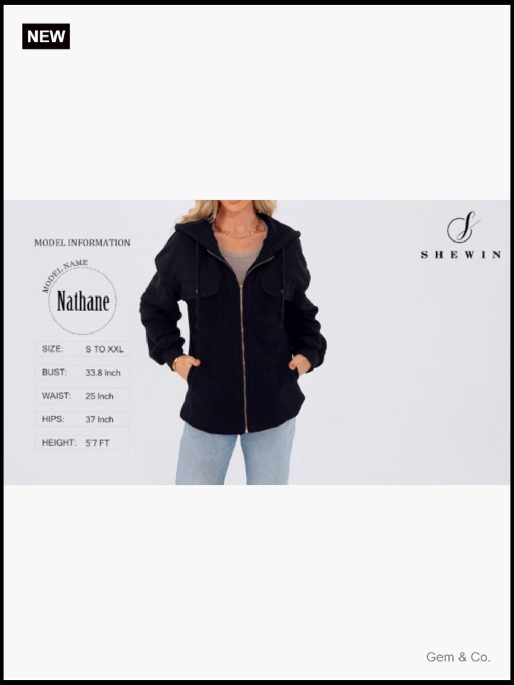 Cozy Fuzzy Sherpa Zip Up Hooded Jacket Casual Winter - Picture 7 of 7